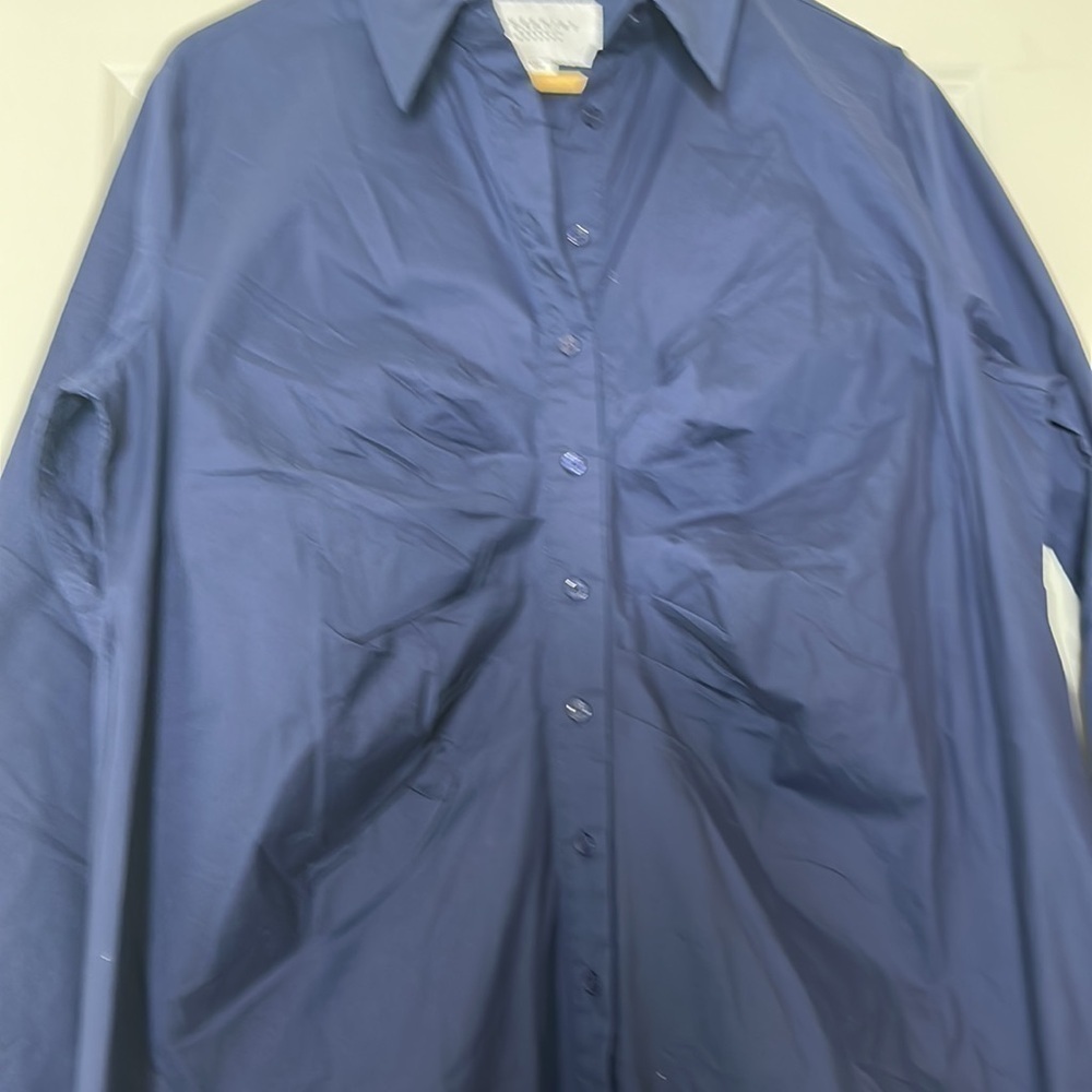 The Shirt Dress By Rochelle Behrens Ruched Button Down Szxxl — image 5 of 8